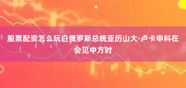 股票配资怎么玩白俄罗斯总统亚历山大·卢卡申科在会见中方时